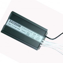 ¡Venta caliente! CE Rosh Listado 24V IP67 10.5a potencia, 24V 250W LED controlador, 24V 250W de conmutación a prueba de agua de alimentación, 250W IP67 Adaptador AC DC.